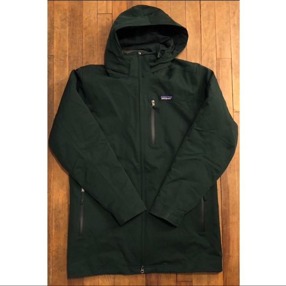dark green waterproof jacket